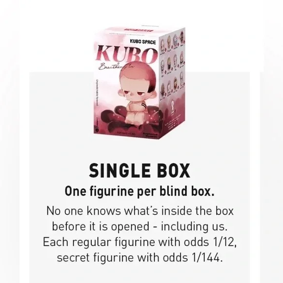 POP MART x KUBO Breathing In Series• Blind Box• NIB - Picture 15 of 16